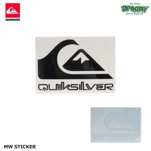 QUIKSILVER クイックシルバー MW STICKER QOA215320 ステッカー H12.6xW18.5cm ロゴ 正規品｜dreamy1117