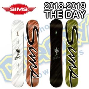 18-19　SIMS　THE DAY　ダブルキャンバー　オールラウンド　ボックス　グラトリ　ゆるトリ　レディース　シムス　スノーボード　板　正規品　2019モデル｜dreamy1117