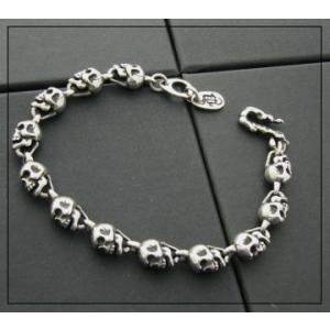 (送料無料)　drive b-11S マイクロオークスカルブレスレット 約19.0cm silver...