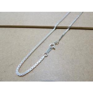 【1.5mm/45cm】ベネチアンチェーン シルバーネックレス レディース メンズ 鎖 ペンダント用...