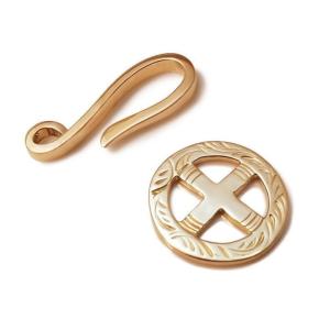 nsvp-006 S字フック 単品 バラ売り チェーン パーツ k18 gold ゴールド