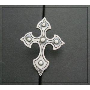 drive　pin-04　ロイヤルクロスピンバッジ　silver925