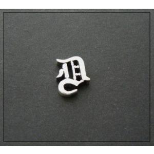 drive　pin-06　イニシャルロゴピンバッジ　silver925　