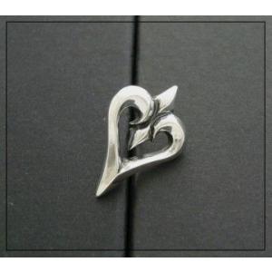 drive　pin-07　ゴシックハートピンバッジ　silver925