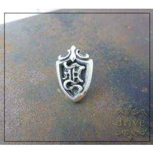 (送料無料)　drive　ドライヴ　pin-11　エンブレムピンバッジ　silver925