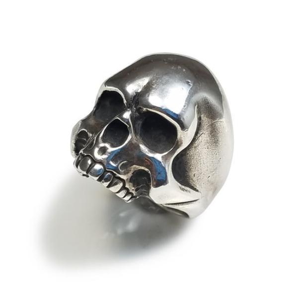 【drive シルバーアクセサリー】 ドライヴ dr-017 フリッグスカルリング　内側隠しスカルイ...