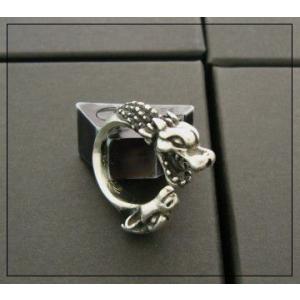 (送料無料)　drive　r-10　ドラゴン＆ゴートキマイラ　シルバーリング　フリーサイズ　silv...