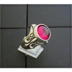 (送料無料)　drive　r-27grb　サイクロプス　ストーンリング　silver925　合成ルビ...