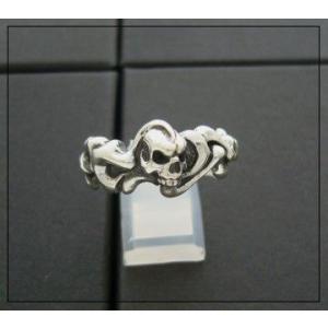 (送料無料)　drive　r-30　バーニングスカル　シルバーリング　silver925