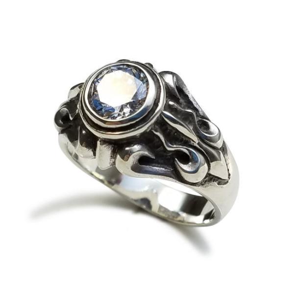 (送料無料)　drive　r-31cz　エビルズコア　ストーンリング　silver925　ジルコニア