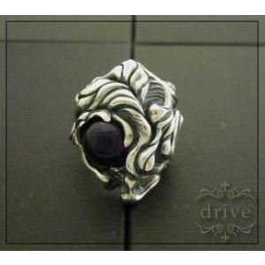 (送料無料)　drive　r-36ame　メトセラ　ストーンリング　silver925　アメジスト