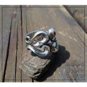 (送料無料)　drive　r-42　ゴシックハート　シルバーリング　silver925