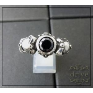 (送料無料)　drive　r-43bcz　ゴスロリスカルクイーン　ストーンリング　silver925...