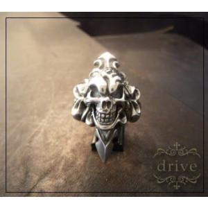 (送料無料)　drive　r-52　イフリートスカル　シルバーリング　silver925