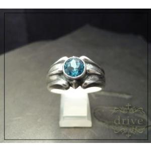 (送料無料)　drive　r-53bt　ジェミニII　ストーンリング　silver925　ブルートパ...