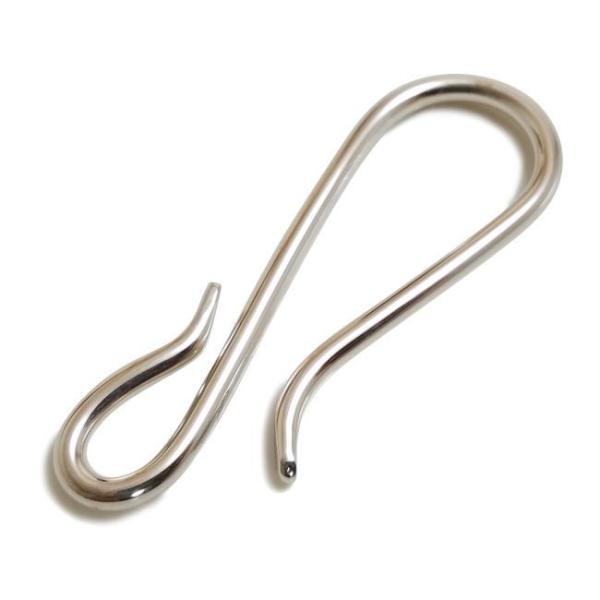 svp-35 シルバー925 手曲げ S字キーフック キーチェーン ウォレットチェーン Sカン si...