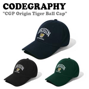 コードグラフィー キャップ CODEGRAPHY CGP Origin Tiger Ball Cap オリジン タイガー ボールキャップ 全3色 CBCUUAC001 ACC｜drescco