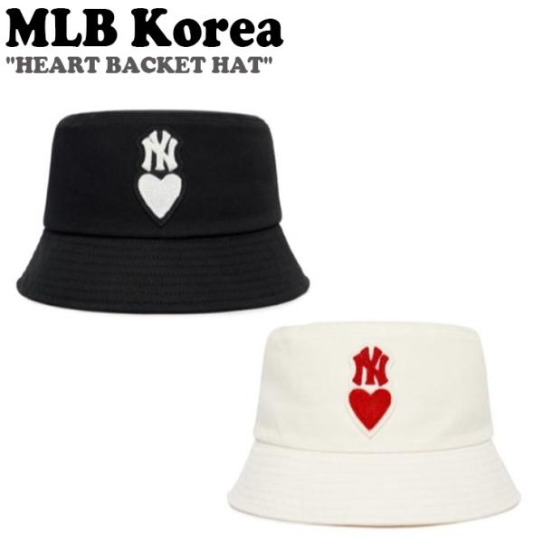 エムエルビー バケットハット MLB Korea メンズ レディース HEART BACKET HA...