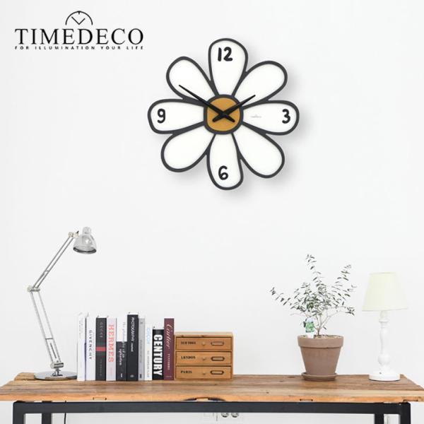 タイムデコ 掛け時計 TIMEDECO 正規販売店 DAISY FLOWER WALL CLOCK ...