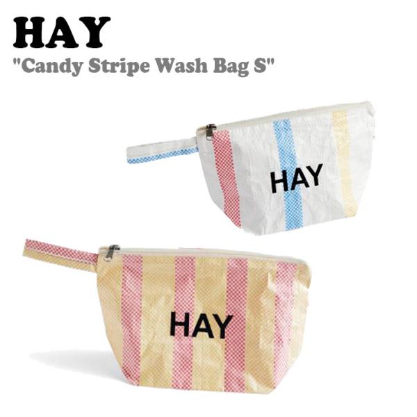 【即納カラー有/国内配送】ヘイ トートバッグ ポーチ HAY Candy Stripe Wash B...