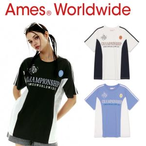 アメス 半袖Tシャツ Ames Worldwide 正規販売店 CHAMPIONSHIP TEE チャンピオンシップ Tシャツ 全3色 AM2DMUT506AWH/CH/BL ウェア｜drescco