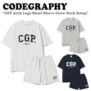 コードグラフィー セットアップ CODEGRAPHY CGP Arch Logo Short Sleeve Crew Neck Setup CBCU3TS500MG/DG/NY CBCU3PS500MG/DG/NY CBDUUTS001NY/T002NY ウェア｜drescco