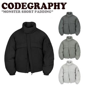 コードグラフィー ダウンジャケット CODEGRAPHY メンズ レディース MONSTER SHORT PADDING モンスター ショート ペディング 全4色 CBBW9IH010 ウェア｜drescco