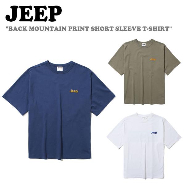 ジープ 半袖Ｔシャツ Jeep BACK MOUNTAIN PRINT SHORT SLEEVE T...