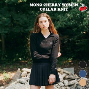 キルシー 韓国 ニット KIRSH 正規販売店 MONO CHERRY WOMEN COLLAR KNIT モノ チェリー ウーマン カラー ニット 全3色 KURFCNT530M ウェア｜drescco