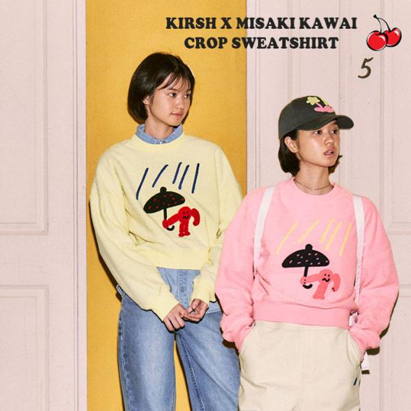 キルシー トレーナー KIRSH 正規販売店 KIRSH X MISAKI KAWAI  CROP ...