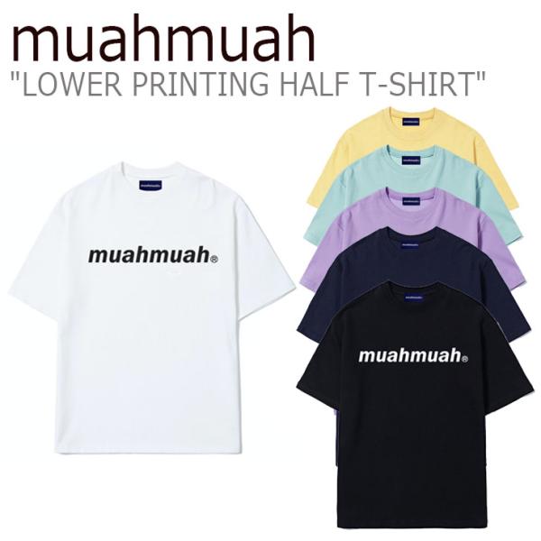 ムアムア Tシャツ muahmuah ムーアムーア LOWER PRINTING HALF T-SH...