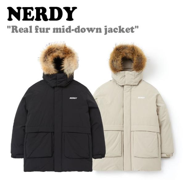 ノルディ ダウンジャケット NERDY ノルディー Real Fur Mid Dawn Jacket...