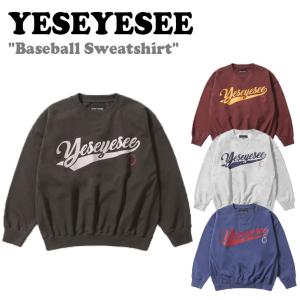 イェスアイシー トレーナー YESEYESEE BASEBALL SWEATSHIRT ベースボール スウェットシャツ 全4色 YES1063/YES1064/YES1065 ウェア｜drescco