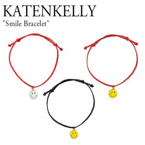 ケイトエンケリー ブレスレット KATENKELLY Smile Bracelet スマイル レッドホワイト ブラックイエロー レッドイエロー 韓国アクセサリー smlbrc ACC｜drescco