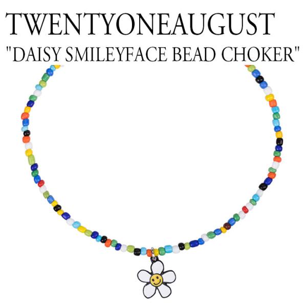 トゥエンティーワンオーガスト ネックレス TWENTYONEAUGUST DAISY SMILEYF...