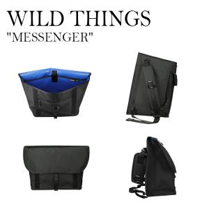 メッセンジャー　メッセンジャーバッグ　メンズ　ワイルドシングス　WILDTHINGS　無地　大きめ　軽い　通勤　通学　パソコン　ブラック　WT3803402｜drescco