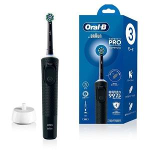 BRAUN オーラルB すみずみクリーンPRO マルチアクション 電動歯ブラシ ブラック ブラウン D1034133BK
