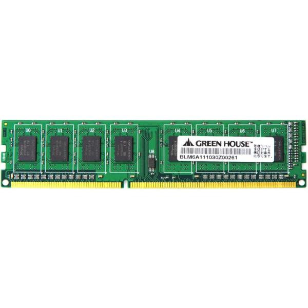 メモリー デスクトップ向け PC3L-12800 DDR3L UDIMM 8GB グリーンハウス G...