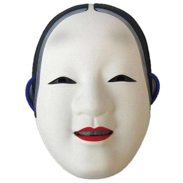 民芸品お面 小面 能面 仮面 覆面 マスク 能 歌舞伎 祭 コスプレ 小道具 グッズ 仮装 変装