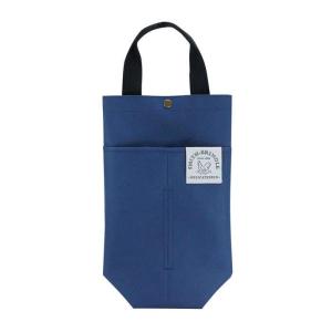 2Way 2サイズ収納可能 SMITH-BRINDLE レジ袋ストッカー ブルー 雑貨 ショッピングバッグ 小分け袋 フ｜dresma