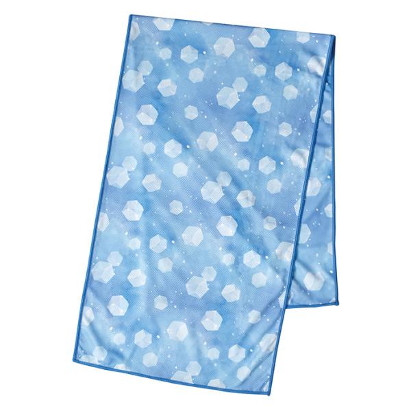 クリームソーダ クールタオル BLUE UVカット98％ ひんやり クール 暑さ対策