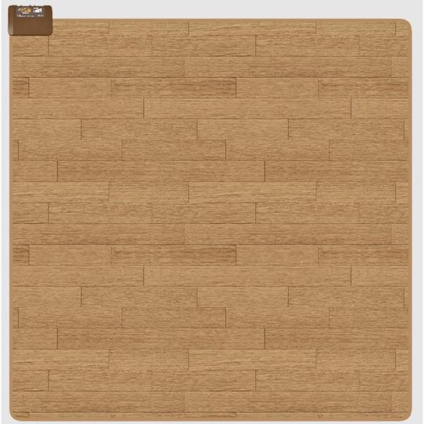 電気カーペット 2畳 フローリング調 表面防水素材 ライトベージュ コウデン CWC201H-CW