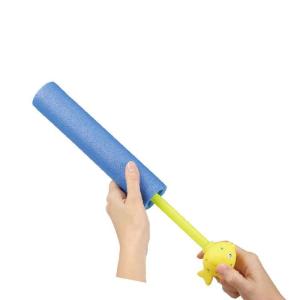 スポンジみずてっぽう フィッシュ φ50×280mm 水鉄砲 水遊び お風呂遊び おもちゃ おふろ 玩具