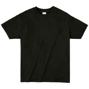 ライトウエイトTシャツ ブラック Jサイズ(150) Tシャツ 半袖Tシャツ 普段着 ファッション 運動 スポーツ ユニフォーム アーテック 39675｜dresma