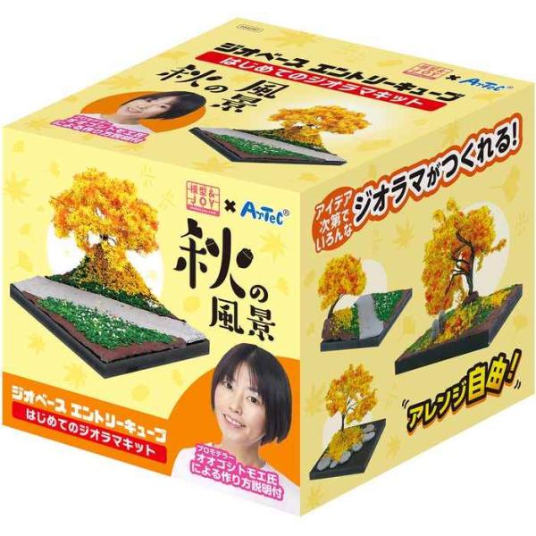 ジオベースエントリーキューブはじめてのジオラマ 秋の風景  模型 玩具 おもちゃ 素材 アーテック ...