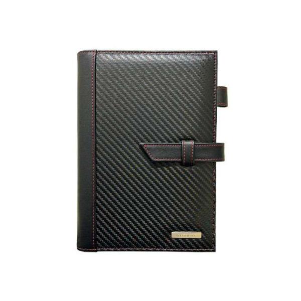 GT-MOBILE カーボン＆本革システム手帳（B6 バイブルサイズ） エアージェイ GT-POGB...