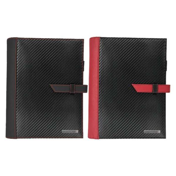 手帳 システム手帳 GT-MOBILE A5サイズ システム手帳 手帳カバー カーボン調 手帳 A5...