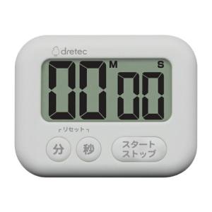ドリテック 大画面タイマー 「シャボン」 T-614 WT ホワイト （ポスト