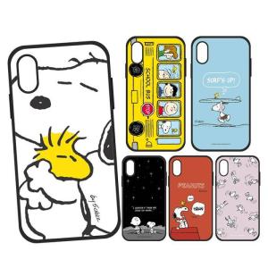 iPhone XR 対応 iPhoneXR 6.1インチモデル ケース  ピーナッツ IIIIfitケース ハイブリッドケース スヌーピー PEANUTS SNOOPY イーフィット｜dresma