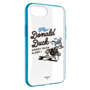 iPhone8/7/6s/6 対応 ケース カバー ディズニー ドナルドダック IIIIfit CLEAR イーフィット クリアタイプ ハイブリッドケース